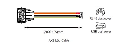 [MXGRAXE5LCAB] Cable de comunicación y alimentación AXE 5.0L 